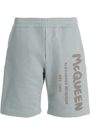 Alexander McQueen Bermuda stampa logo