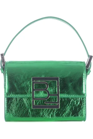 By Far Mini bag in pelle metallizzata