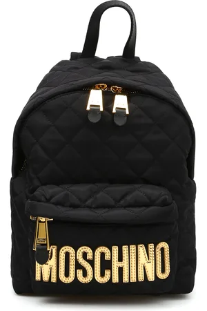 Moschino Zaino matelassé con logo lettering