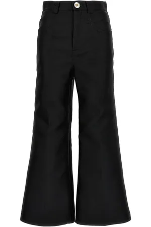 Giambattista Valli Pantaloni cropped in misto seta