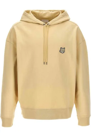 Maison Kitsuné Felpa con cappuccio con testa di volpe audace