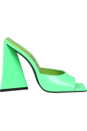 The Attico Mule in vernice neon