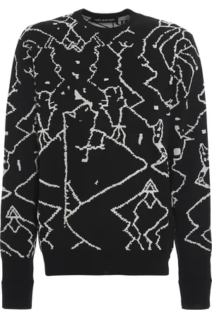 Neil Barrett Maglione con intarsi geometrici