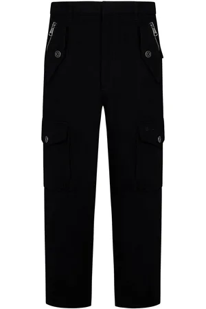 Balmain Pantaloni Cargo Neri