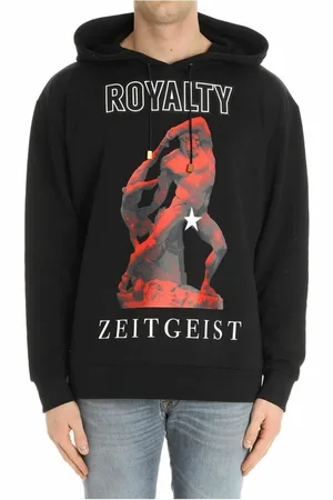 FAUSTO PUGLISI Felpa Royalty nera