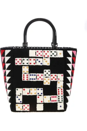 Lulu Guinness Borsa a mano Domino Bibi nera