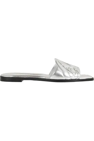 Alexander McQueen Sandalo Leath Srubb