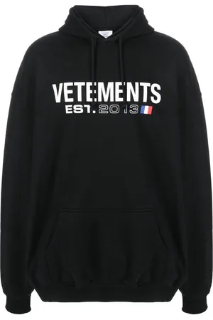Vetements Felpa in cotone con logo