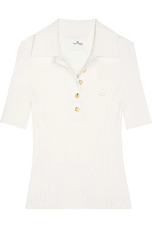 Courrèges Polo a coste