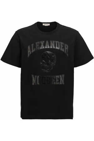Alexander McQueen T-shirt con stampa logo