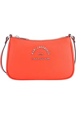 Karl Lagerfeld Borsa a tracolla in pelle con logo