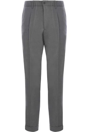 BRIGLIA Pantaloni In Lana Vergine Stretch