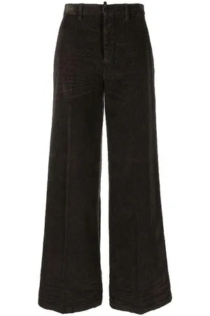 Dsquared2 Pantaloni a gamba larga in velluto a coste