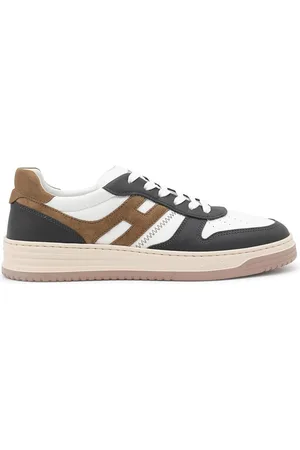 Hogan Sneakers In Pelle Bianca E Nera