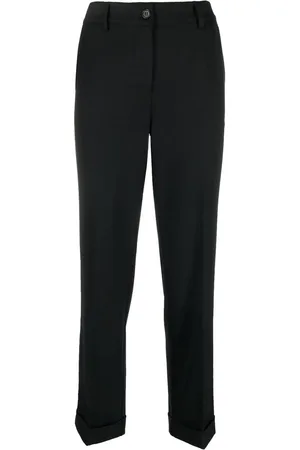 P.A.R.O.S.H. P. A.R. O.S. H. Pantaloni dritti sartoriali a vita media
