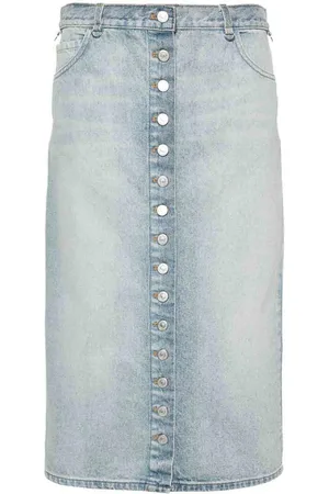 Courrèges Gonna longuette in denim
