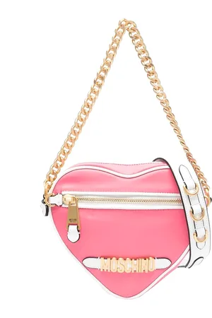 Moschino Borsa a cuore in nylon
