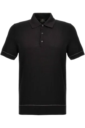 BRIONI Polo testurizzata