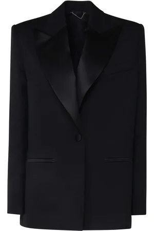 MAGDA BUTRYM Blazer Con Revers In Raso