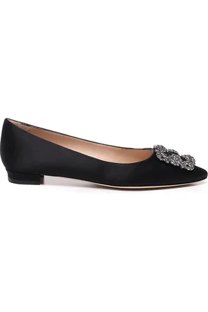 Manolo Blahnik Ballerine in raso