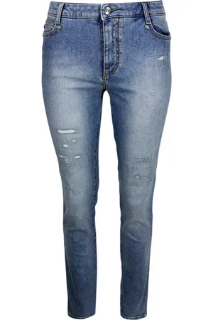 ERMANNO SCERVINO Jeans con cabochon