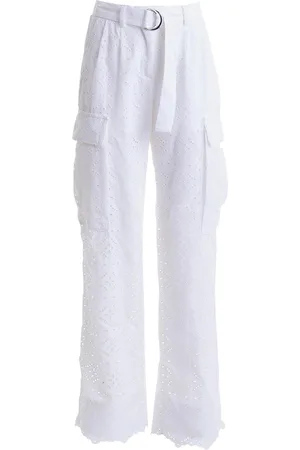 ERMANNO SCERVINO Pantaloni plinsettati