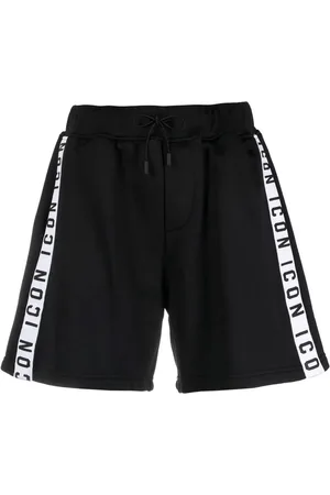 Dsquared2 Pantaloncini con coulisse a righe iconiche