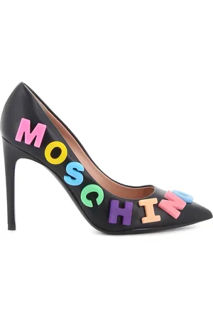 Moschino Décolleté con logo colorato