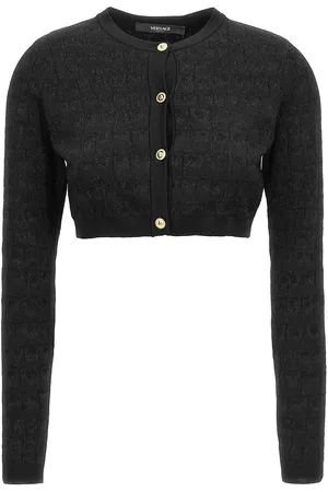 VERSACE Cardigan effetto coccodrillo