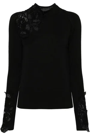 ERMANNO SCERVINO Maglia Collo Alto Manica Corta