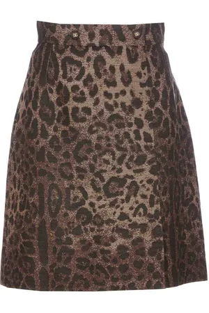 Dolce & Gabbana Gonna leopardata stampata