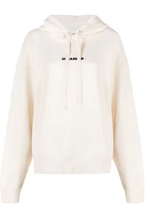 Jil Sander Felpa con cappuccio in cotone