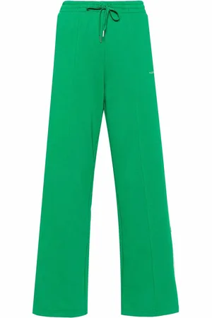 P.A.R.O.S.H. P. A.R. O.S. H. Pantaloni dritti con logo ricamato