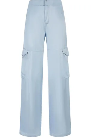 GCDS Pantaloni cargo in raso