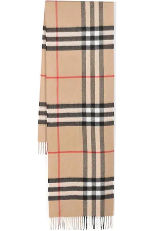 Burberry Sciarpa in cashmere con motivo Vintage check