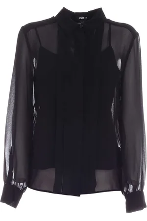 DKNY Camicia plastron nera