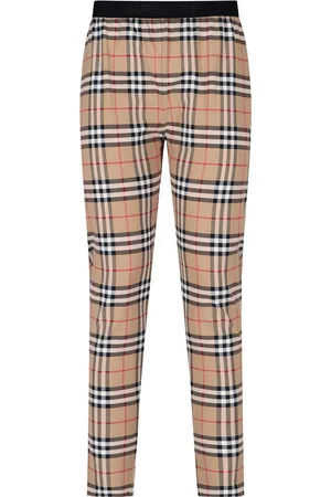 Burberry Leggings con motivo tartan