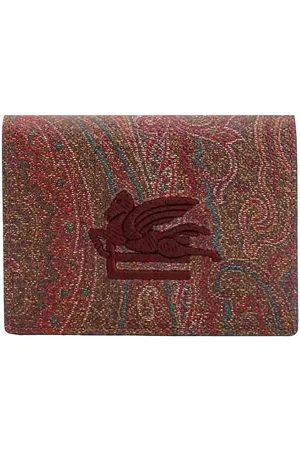 Etro Portafoglio in tessuto paisley