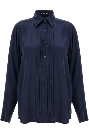 Tom Ford Camicia plastron pieghettata