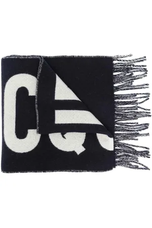 Jacquemus Sciarpa con logo navy