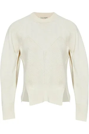 Alexander McQueen Blusa Misto Lana-Cashmere