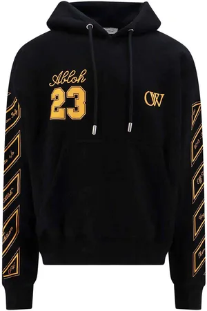 OFF-WHITE Felpa skate in cotone con stampa logo