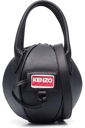 Kenzo Borsa in pelle a sfera con logo