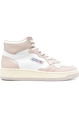 Autry Sneakers alte in pelle doppio colore