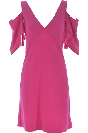 Alexander McQueen Abito corto in crepe con spalle scoperte