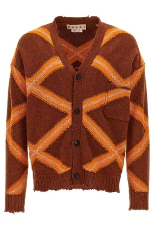 Marni Cardigan a rombi macro rotto