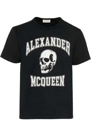 Alexander McQueen T-shirt stampa logo