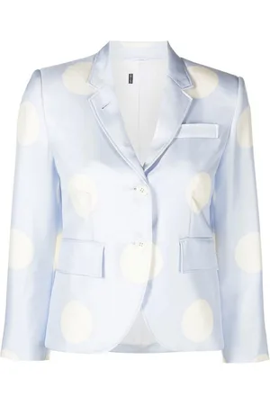 Thom Browne Blazer in seta con stampa a pois