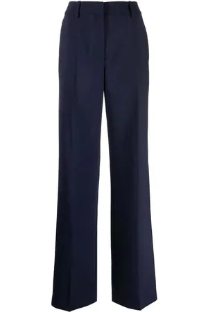 OFF-WHITE Pantaloni a gamba ampia in misto lana vergine
