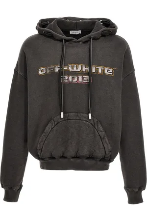 OFF-WHITE Felpa con cappuccio digit bacco